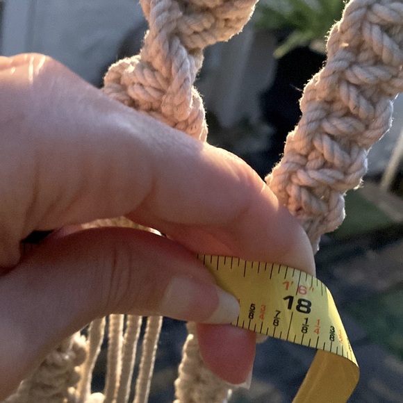 Large Macrame Knotted Wall Hanging - Picture 10 of 13